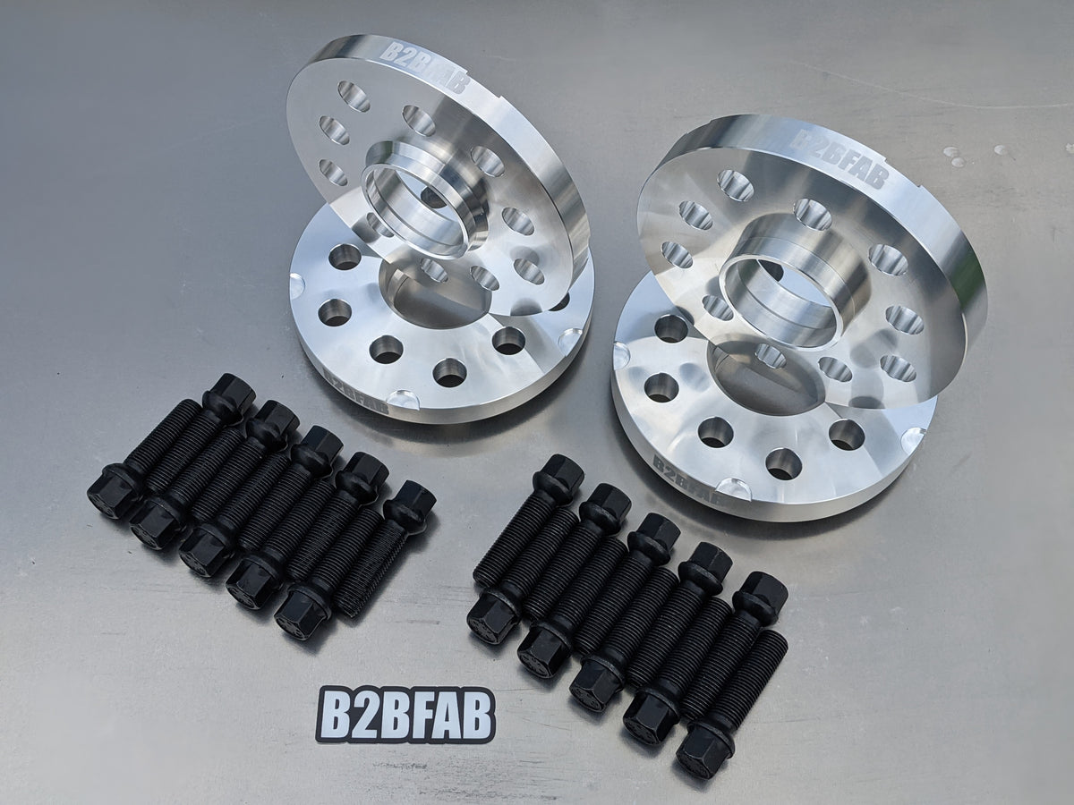 B2BFAB Mk8 GTI Flush, wheel spacer kit w/hardware for OEM 18