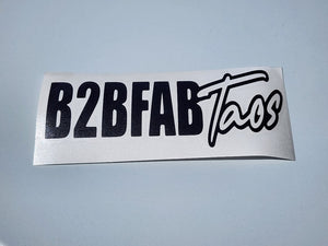 B2BFAB Taos Splash Style Die-cut Vinyl