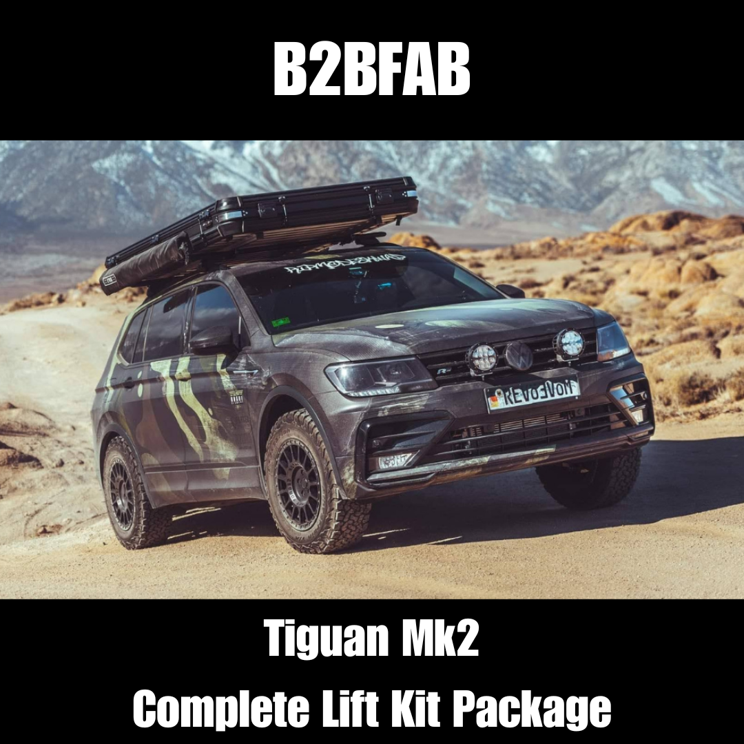 B2BFAB VW Tiguan Mk2 2018 to 2024 Complete Lift Kit Package