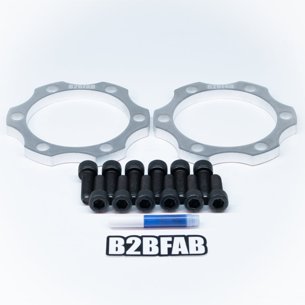 B2BFAB 123mm Axle Spacer Kit, For Audi B8 | B9, Sold In Pairs