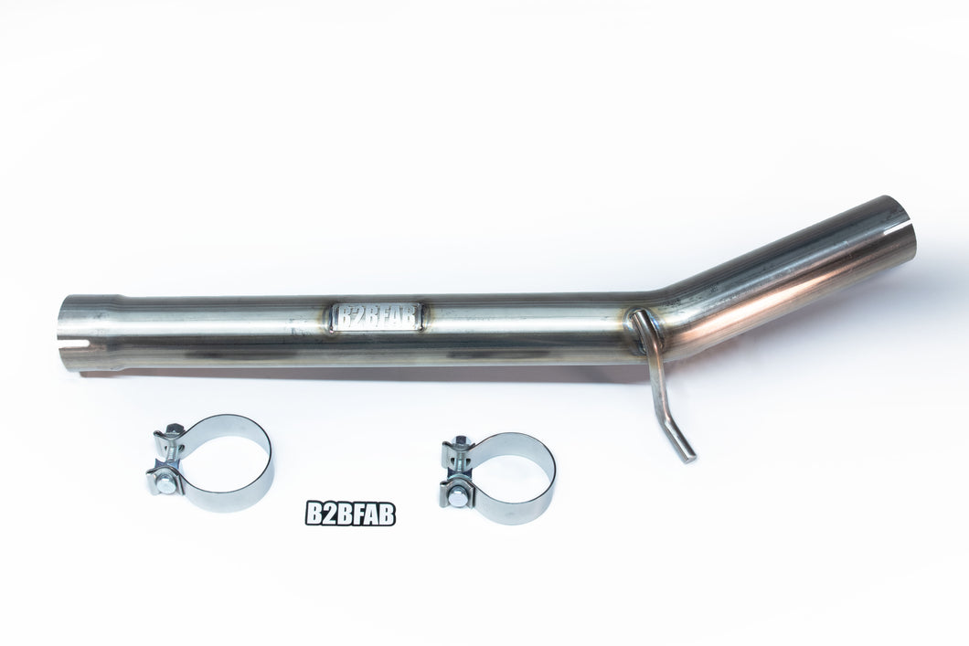 B2BFAB Trackpipe, Resonator Delete For VW Golf Alltrack | 4 Motion Golf Sportwagen